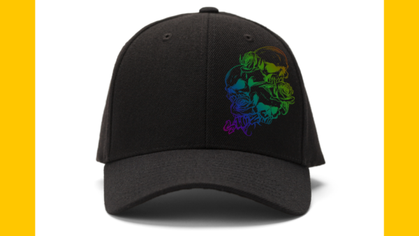 Over the Rainbow Tri-Skull Swize Cap