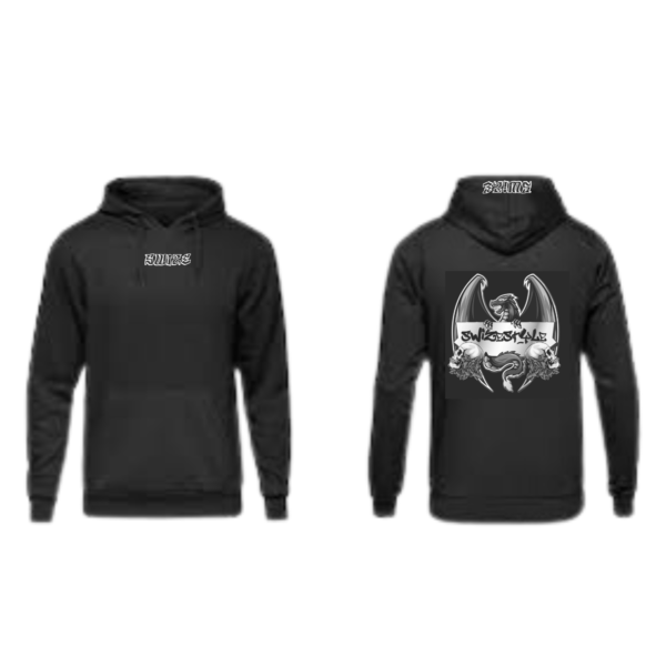 Hoodie - Dragon (Big Boy/Plus Size) (Black)